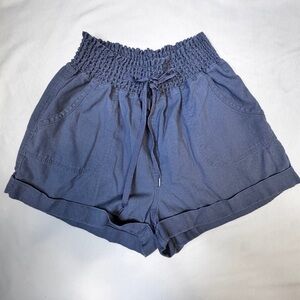 Forever 21 High Waist Blue Shorts Size Large